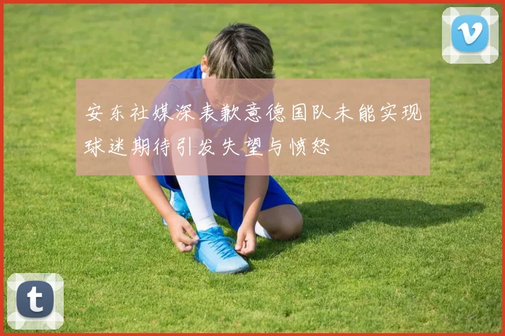安东社媒深表歉意德国队未能实现球迷期待引发失望与愤怒